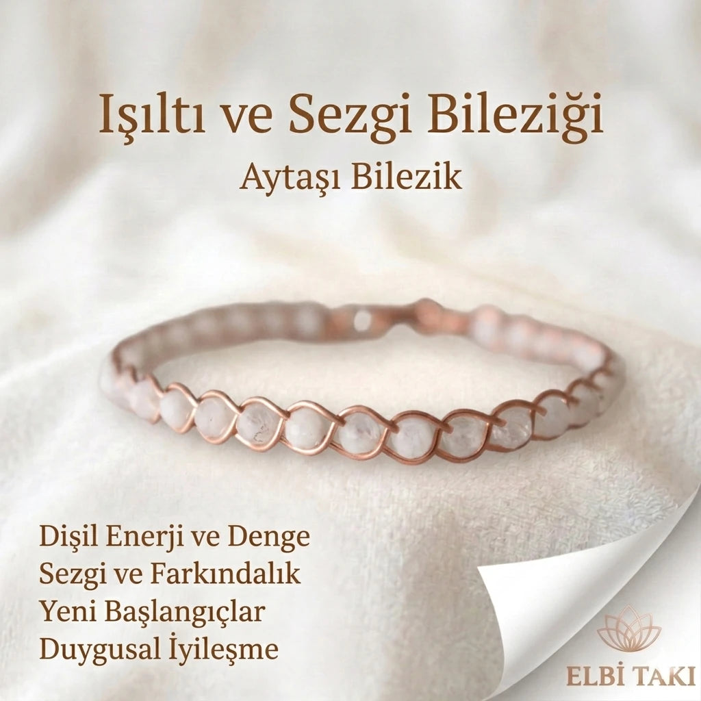 Örgü Model Aytaşı Faset Kesim Bilezik