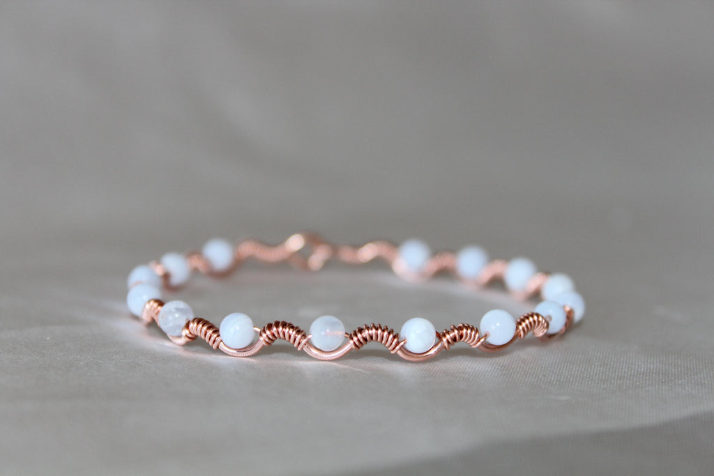 Dalga Model Kalsedon Oval Kesim