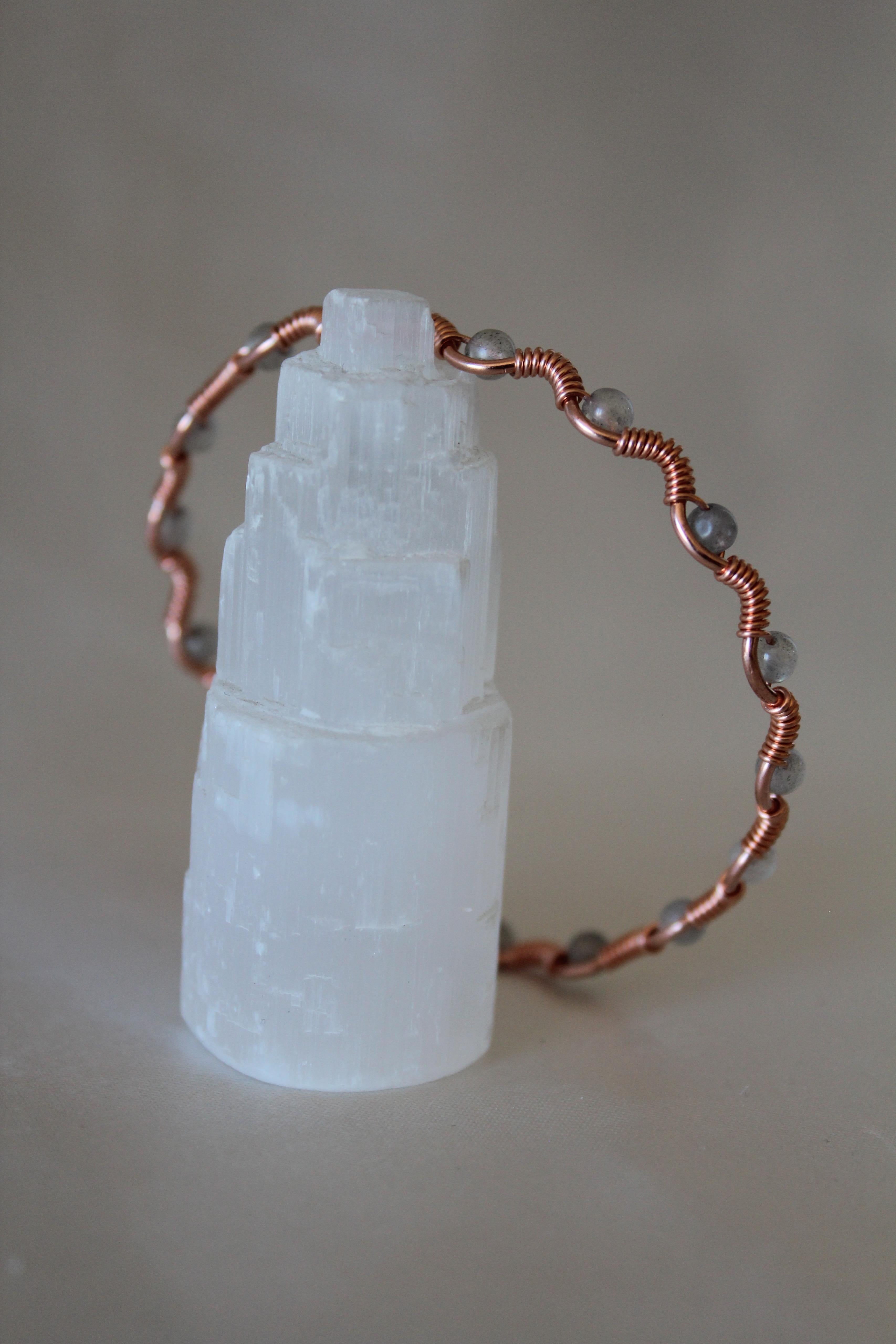 Dalga Model Labradorit Oval Kesim