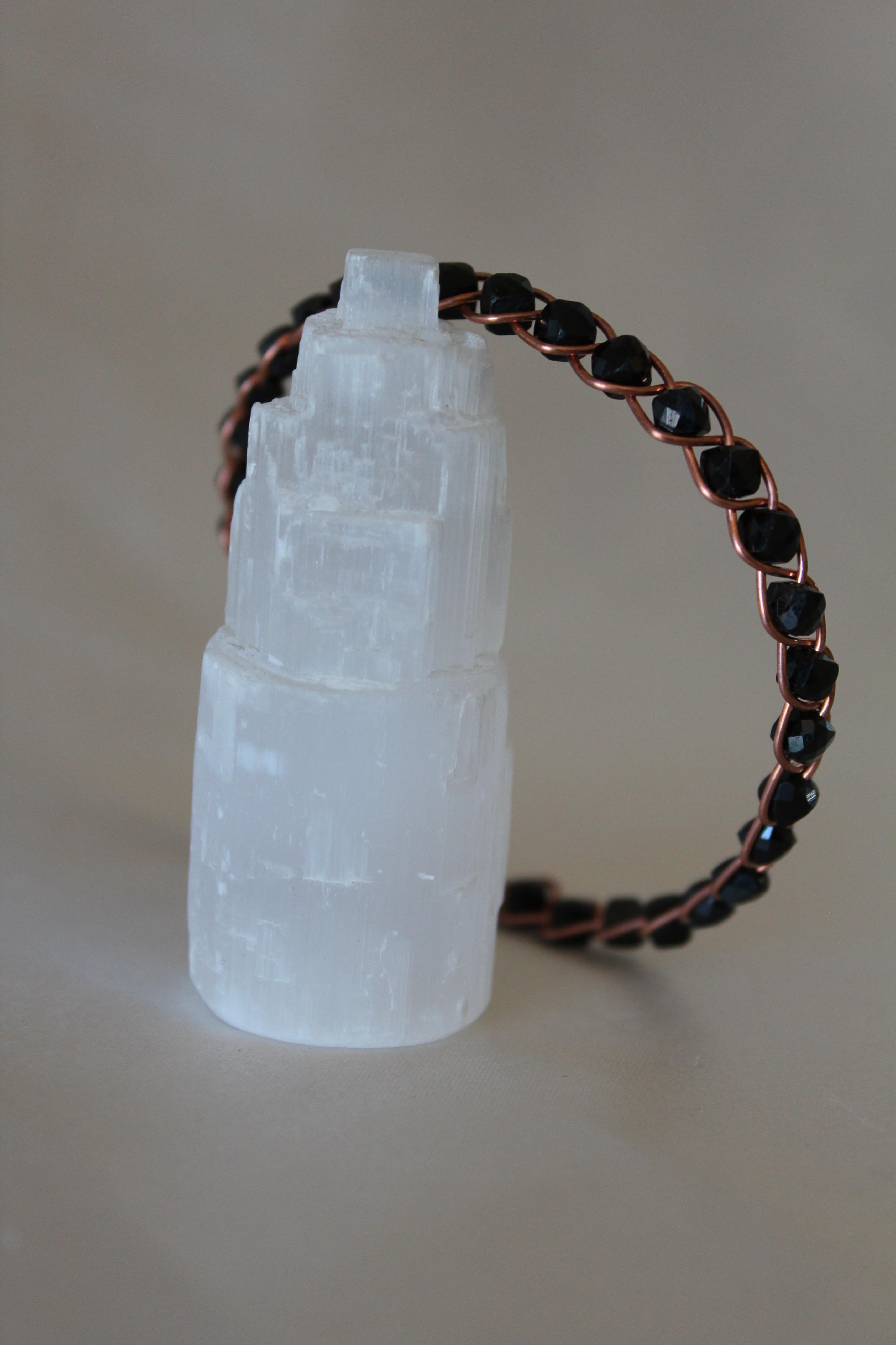 Örgü Model Obsidyen Küp Kesim