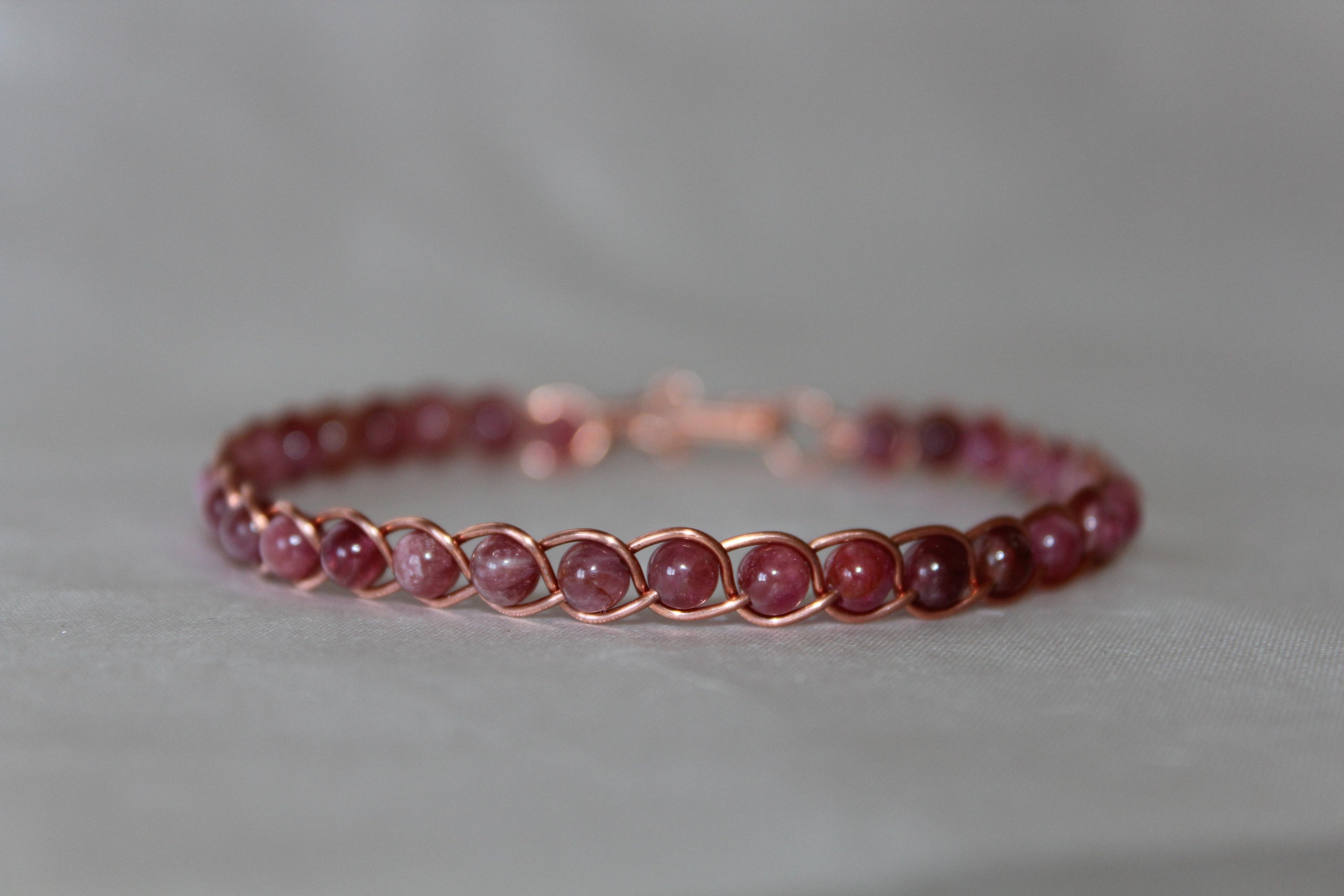 Örgü Model Pembe Turmalin Oval Kesim