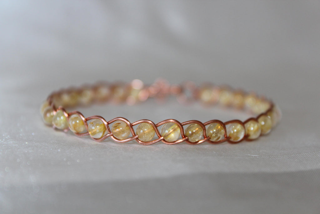 Örgü Model Sarı Rutil Kuvars Oval Kesim