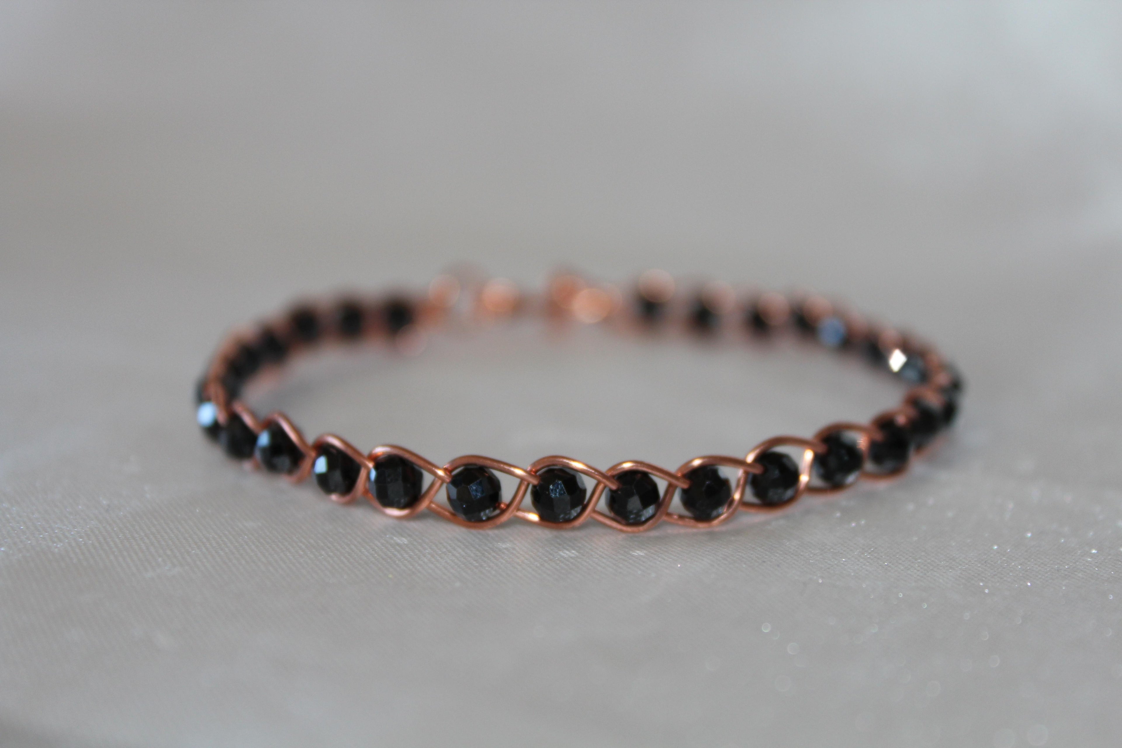 Örgü Model Siyah Turmalin  Faset Kesim