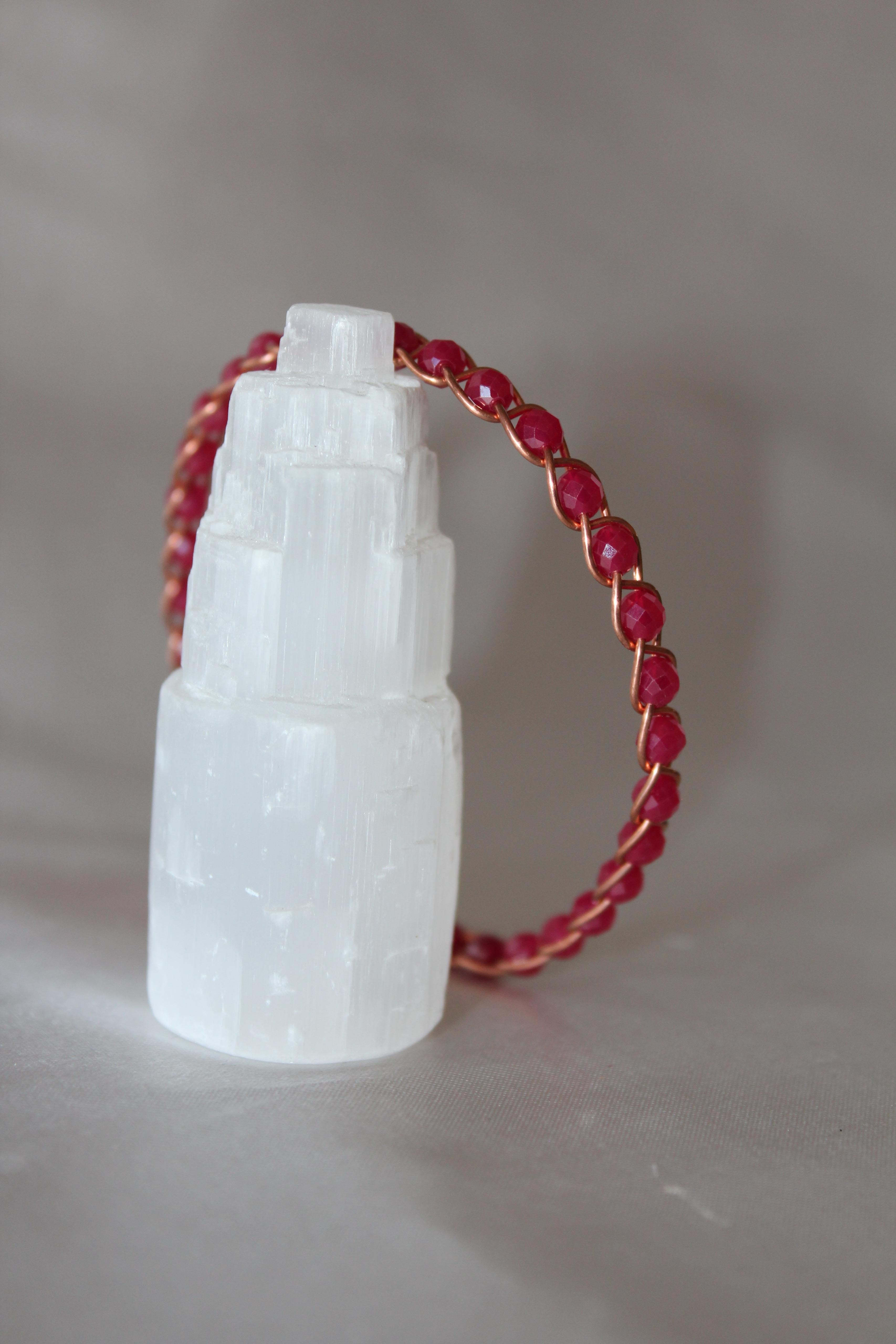 Örgü Model Yakut Ruby Faset Kesim