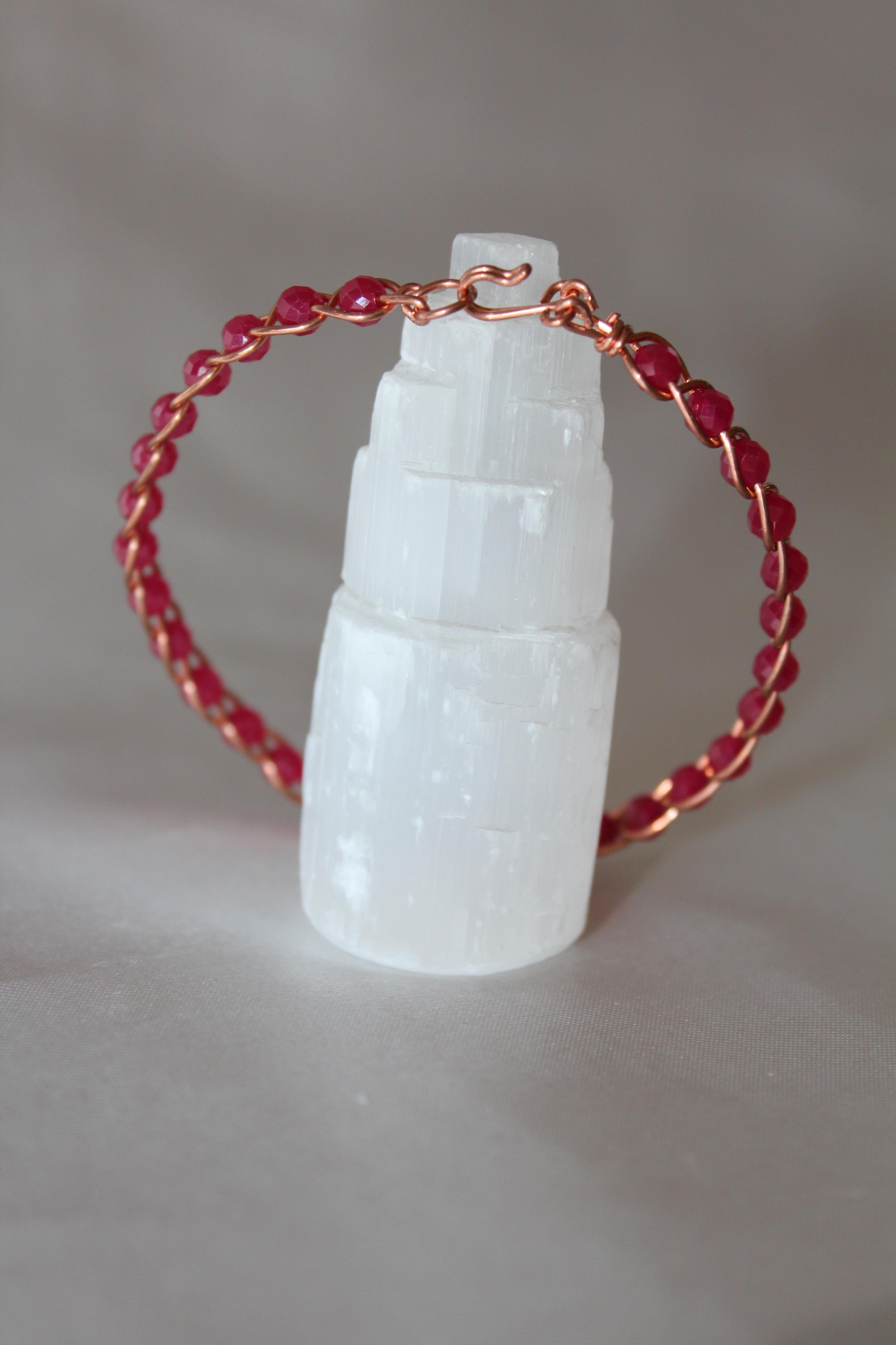 Örgü Model Yakut Ruby Faset Kesim