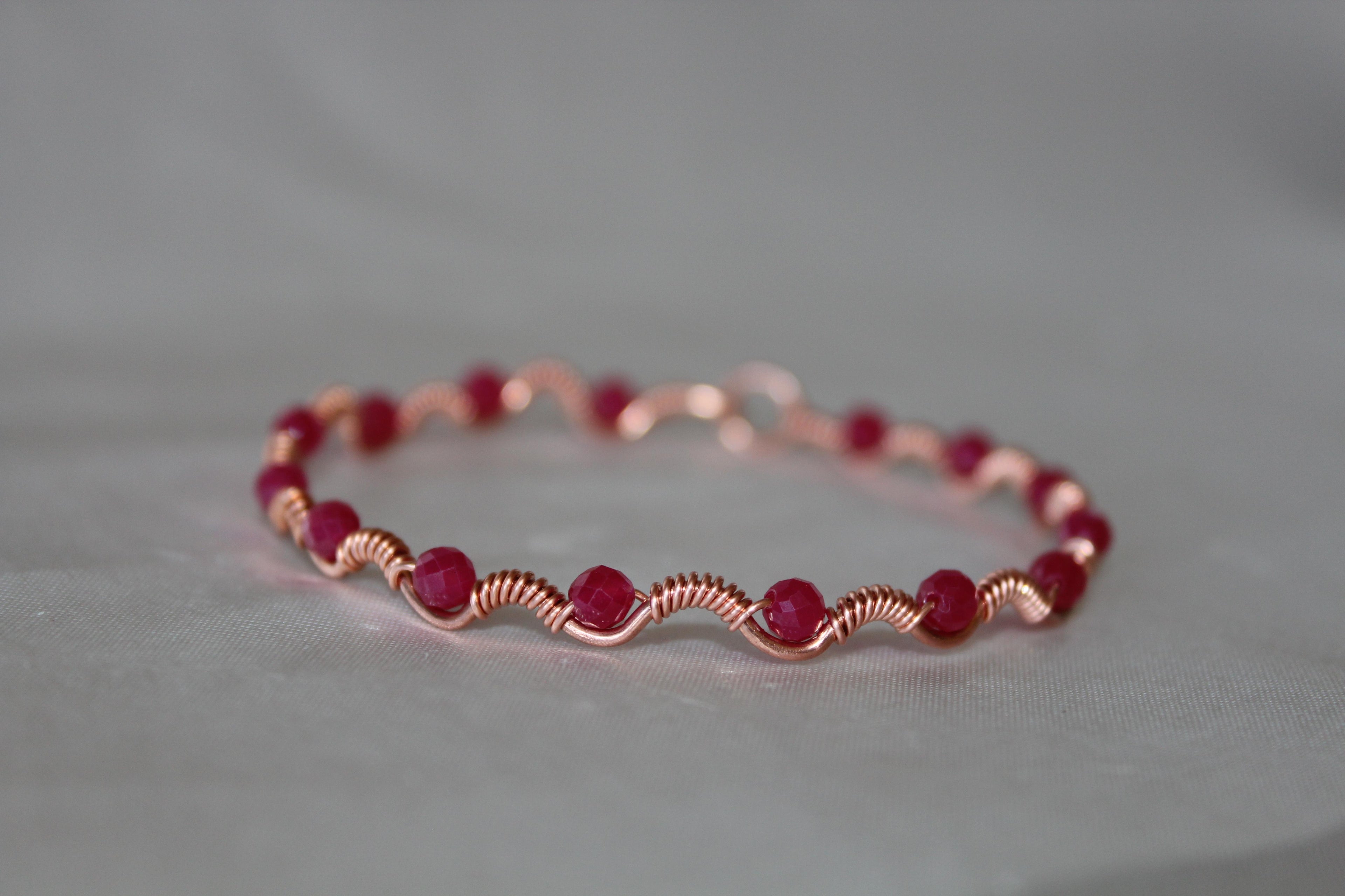 Dalga Model Yakut Ruby Faset Kesim