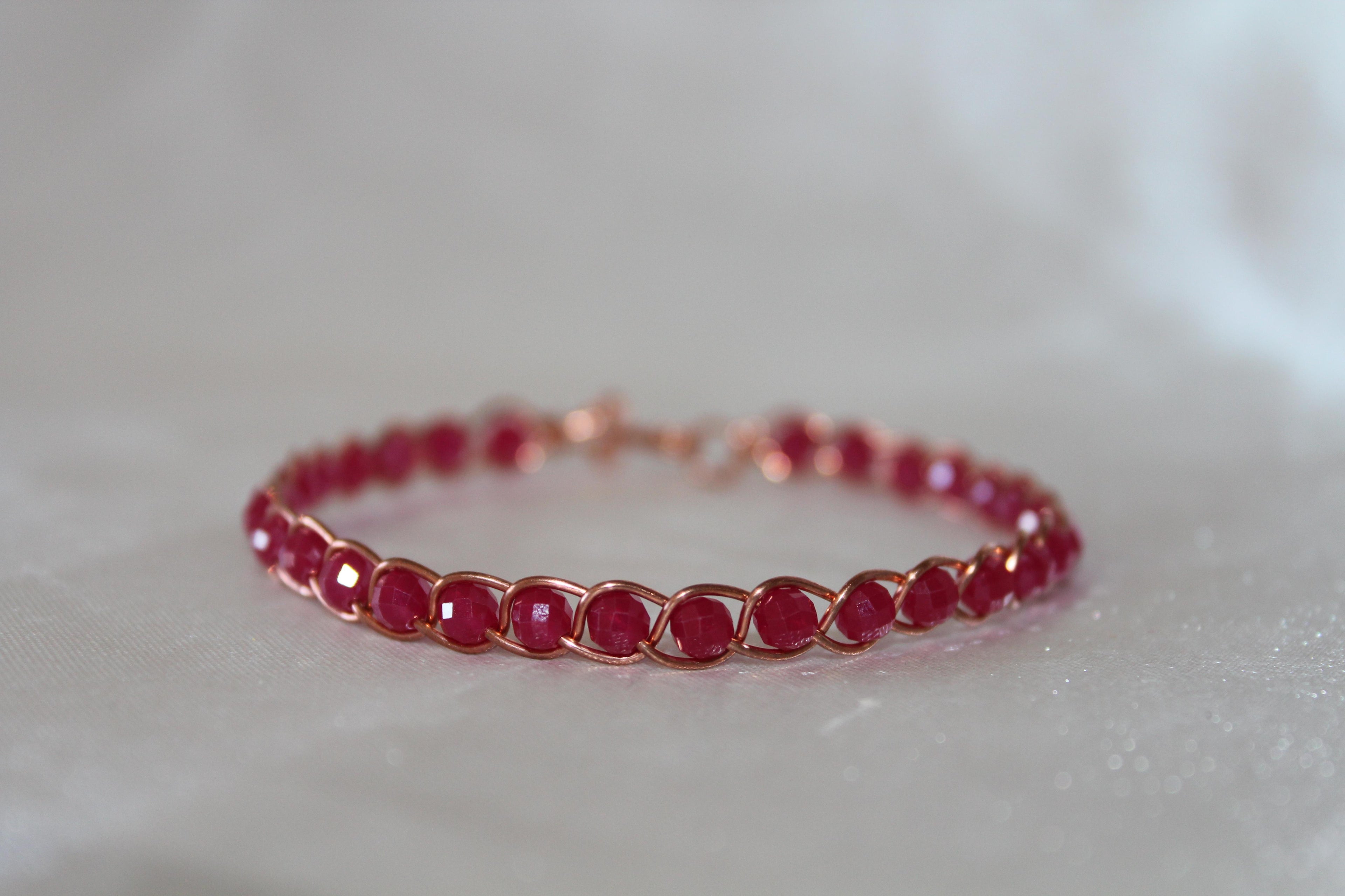 Örgü Model Yakut Ruby Faset Kesim